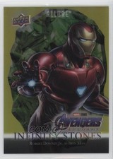 2022 Marvel Allure Gold Time Stone 83/99 Robert Downey Jr as Iron Man #IS-1 0e3
