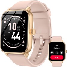 Smart Watch 1.85in Alexa Bluetooth Calling Fitness Tracker IP68 Pink