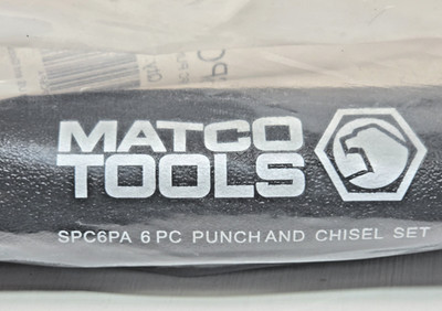 MATCO Tools SPC6PA 6 Piece Punch and Chisel Set Made in USA