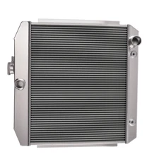 Aluminum Radiator Assembly for Chevy Del Ray V8 MT 1955-1957 DPI5057 4Row