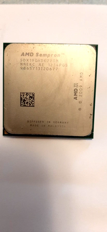 AMD Sempron X2 190 2,5Ghz Socket AM3 Dual-Core 2MB L2 Funzionante OK - Immagine 3 di 3