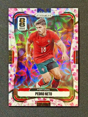 Panini Prizm 2026 FIFA World Cup Pedro Neto Cherry Blossom Prizm /20 #358
