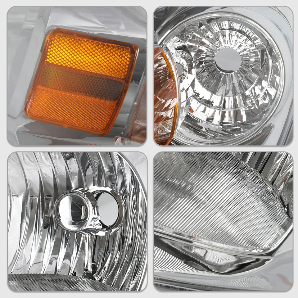 For 2005-2010 Chevy Cobalt 07-10 Pontiac G5 Headlights Headlamps Left & Right - Image 4 of 4
