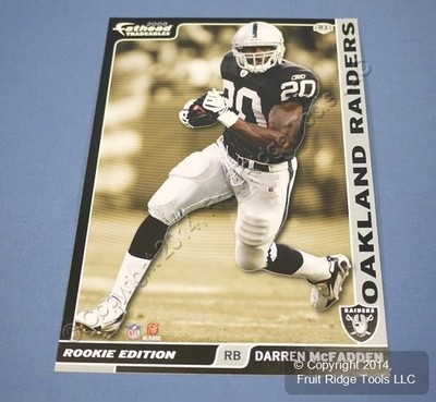 Darren McFadden Oakland Raiders NFL 2008 Rookie Fathead Player Wall Decal 5''x7''