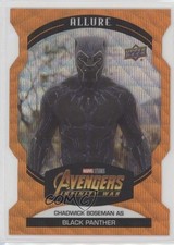 2022 Marvel Allure Orange Slice Die-Cut as Black Panther Chadwick Boseman 4et