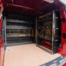 VW Caddy Cargo 2021- OS Rear and Full-Width Bulkhead Hexaboard Van Racking