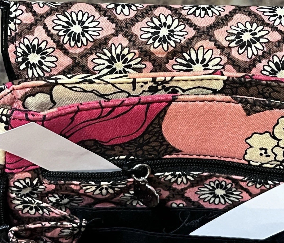 Vera Bradley Patchwork Mini Hipster Crossbody Jav… - image 11