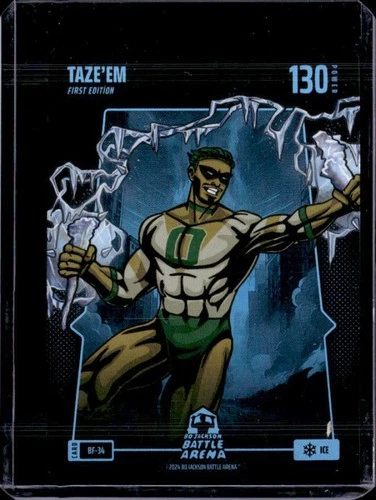 2024 Bo Jackson Battle Arena Alpha Edition Taze\'em Battlefoil First #BF-34