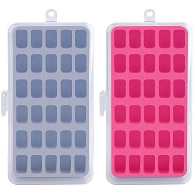 FULLCASE Bobbin Holder Storage Case Sewing Box Thread Organizer Holds Grey 