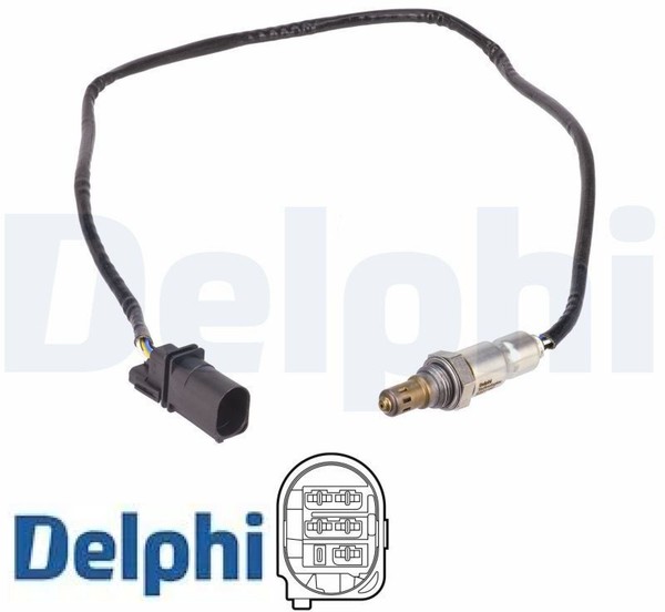 Delphi ES21182-12B1 Lambdasonde Lamdasonde FüR Audi-image
