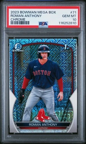 2023 Bowman - Chrome Prospects Roman Anthony #BCP-71 Mojo Refractor (RC) PSA 10