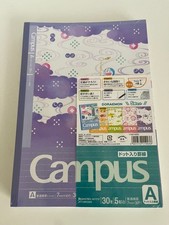 Doraemon Campus Notes Set of 5 B5 Notebooks Blue Dotted Ruled New