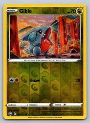 Gible 107/172 Common Reverse Holo Brilliant Stars