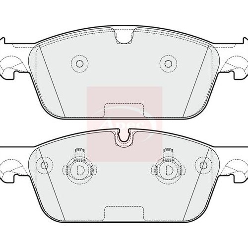 For MERCEDES GL-CLASS X166 2012 to 2015 BRAKE PADS (FRONT) (R90) PAD1928