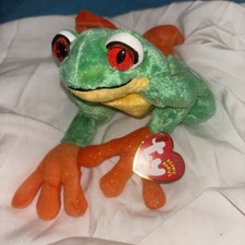 TY Beanie Baby - PANAMA the Tree Frog 9.5 inch - MWMTs Stuffed Animal Toy