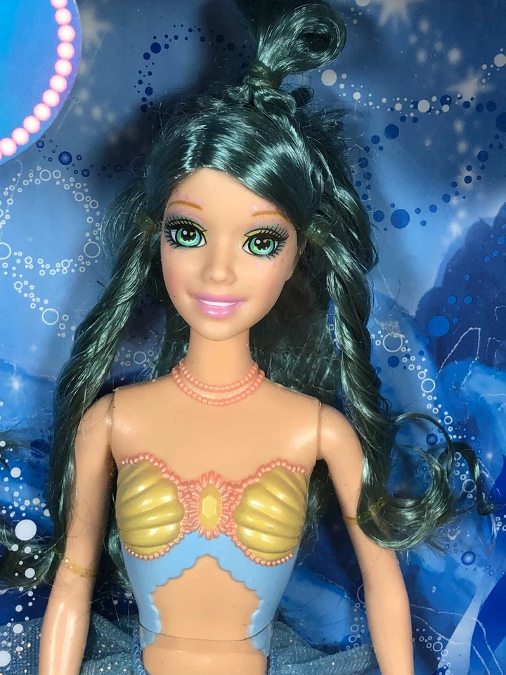 РЕДКАЯ 2007 Barbie FAIRYTOPIA русалка синий Mariposa кукла Mattel новый! - Изображение 3 из 4