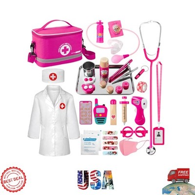Ultimate 34-Pc Doctor Kit for Toddlers: Fun Role Play & Learning Experience