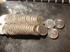 1982 BU AU BU Jefferson Nickel Nice 40 Coin Roll Virtual Full BU FBZ