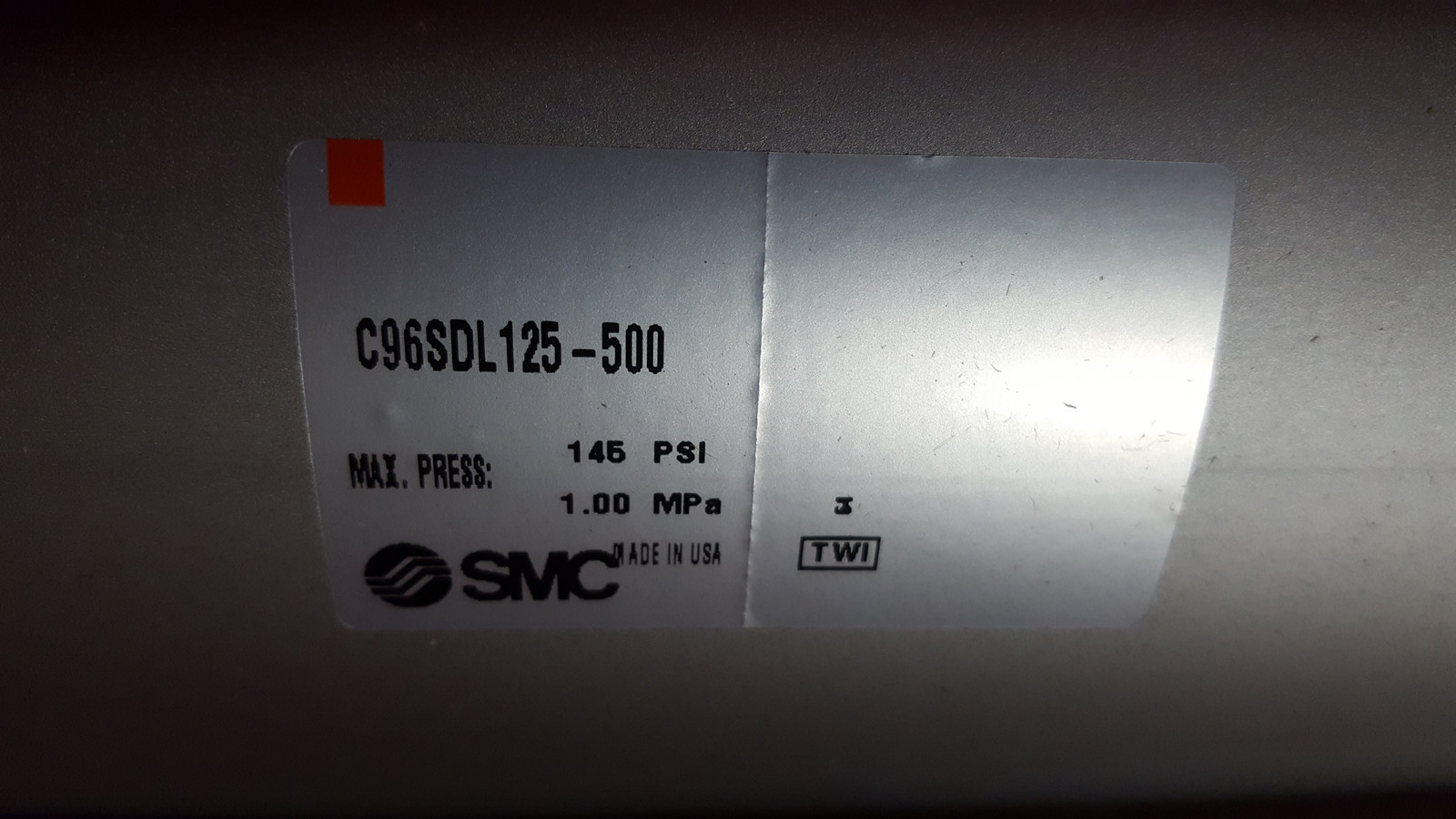 SMC C96SDL125-500 Pneumatic Cylinder 125mm Bore x 500mm Stroke-New In Box img