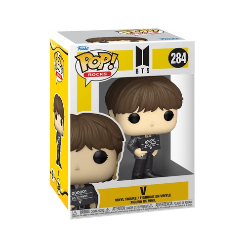 Funko Pop! ROCKS: BTS - V #284 NEW!