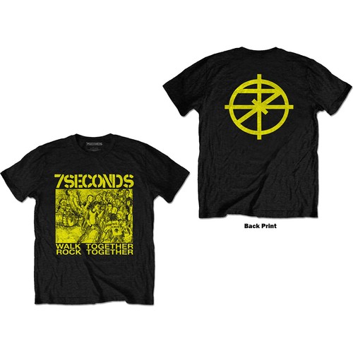 7 Seconds Unisex T-Shirt: WTRT (Back Print) - 第 1/3 張圖片