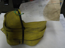 DCL 2" x 20' Lifting Straps - Inner Cone Harness with Lifting Clamps "Lot of 3"