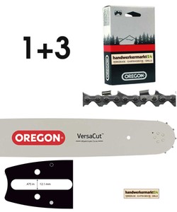 37cm Oregon Schwert Set mit 2 HM Sägeketten 3//8 56TG 1,6mm p.f Stihl MS461