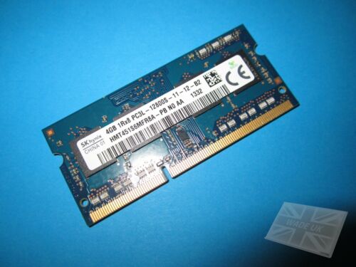 Memoria para computadora portátil SK Hynix 4 GB HMT451S6MFR8A-PB N0 AA PC3L-12800S-11-12-B2 - Imagen 1 de 2