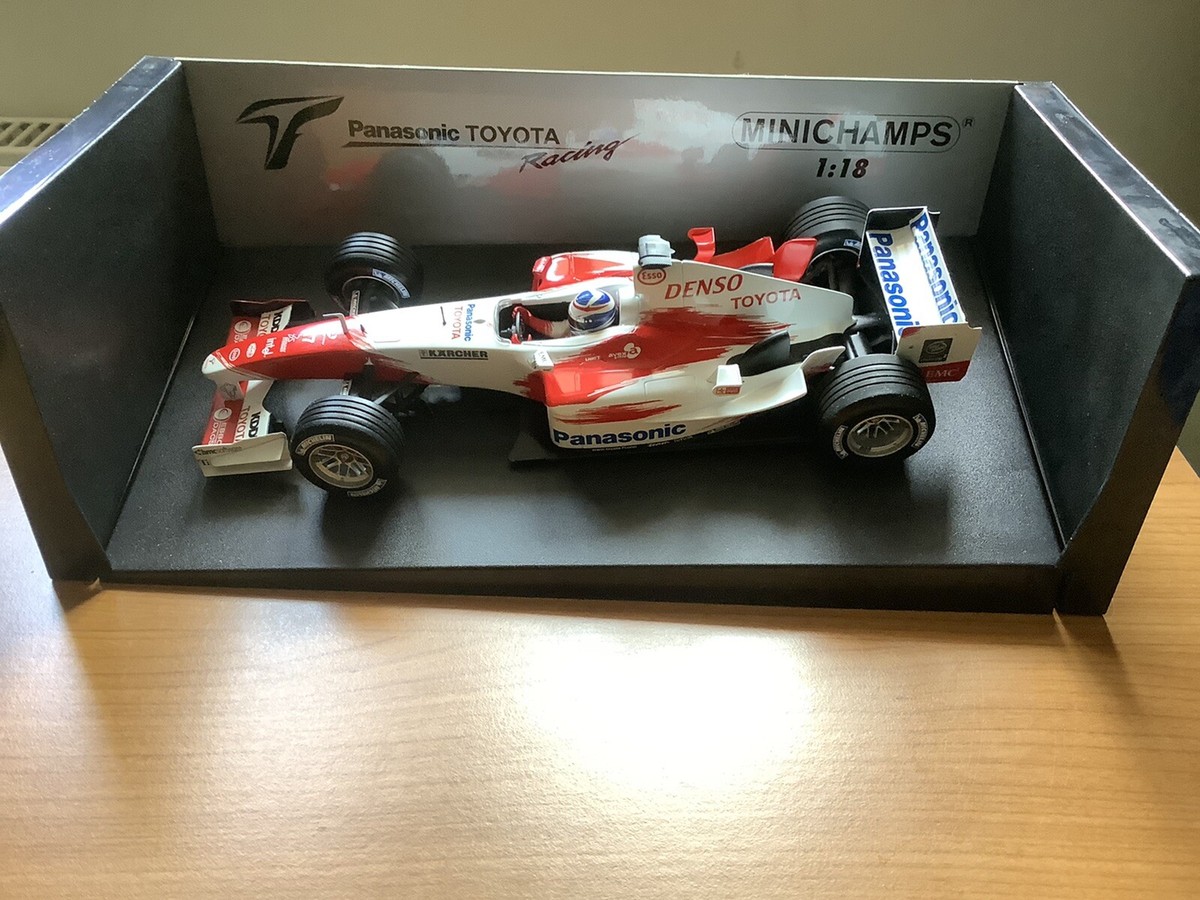 ミニカー MINICHANPS 1/18 Panasonic TOYOTA Racing ミニチャンプス Panasonic Toyota Racing TF102 A.McNish 1/18