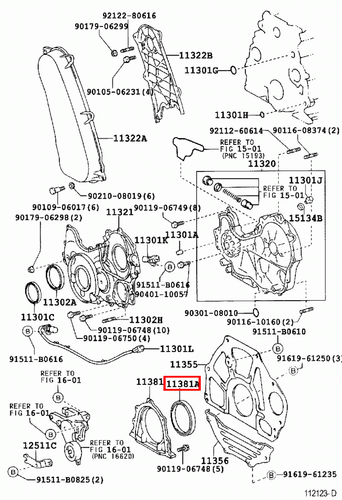 Genuine LandCruiser 80 79 78 Series 1HD 1HZ 1KZ Rear Main Oil Crankshaft Seal - Picture 8 of 20