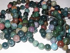 - Pietre Dure Forate a Filo - AGATA MUSCHIATA MULTICOLO sfera 10 mm 38-40 pz ca.