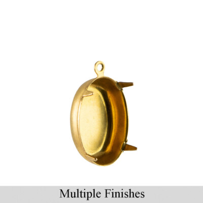 18x13mm Oval 1 Loop Closed Back Settings (8)