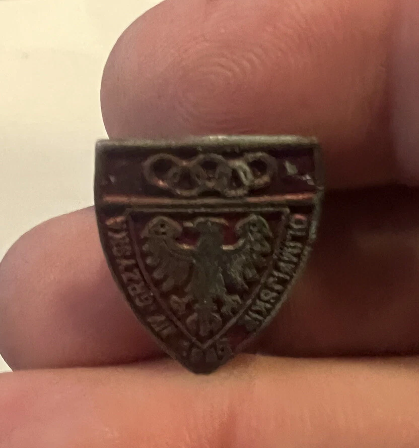 1948 London Olympic Games Poland NOC pin No5 - VERY RARE/ NICE - Image 2 of 4