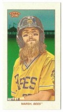 BRANDON MARSH 2021 TOPPS 206 Wave 9 Super Short Print LENOX BROWN p/r: 10 SSP RC