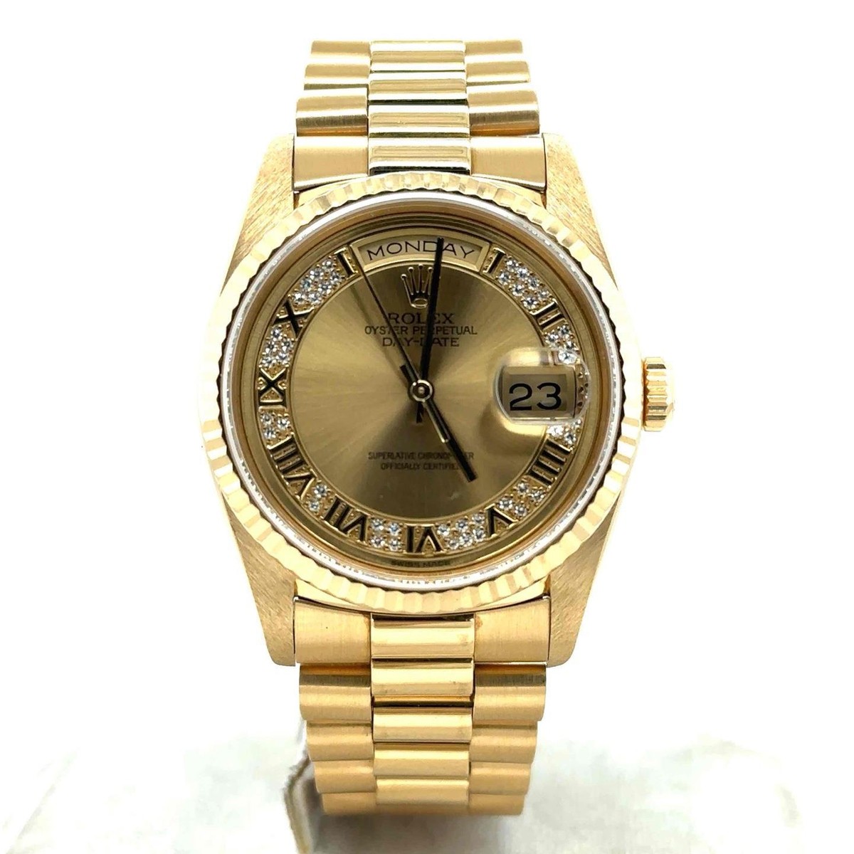 Rolex Day-Date President 36mm Automatic 18k YellowGold Myriad