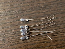 Set of 5 new RT-707 Reel to Reel Direction Lamps 28v 40ma Light Bulbs 