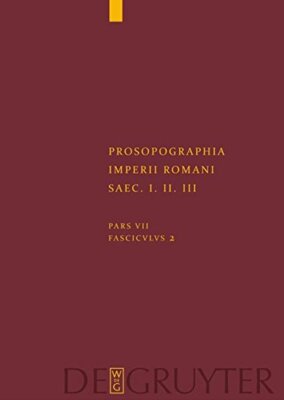Prosopographia Imperii Romani Saec I, II, III, Fasc 2, (S) (Latin Edition)