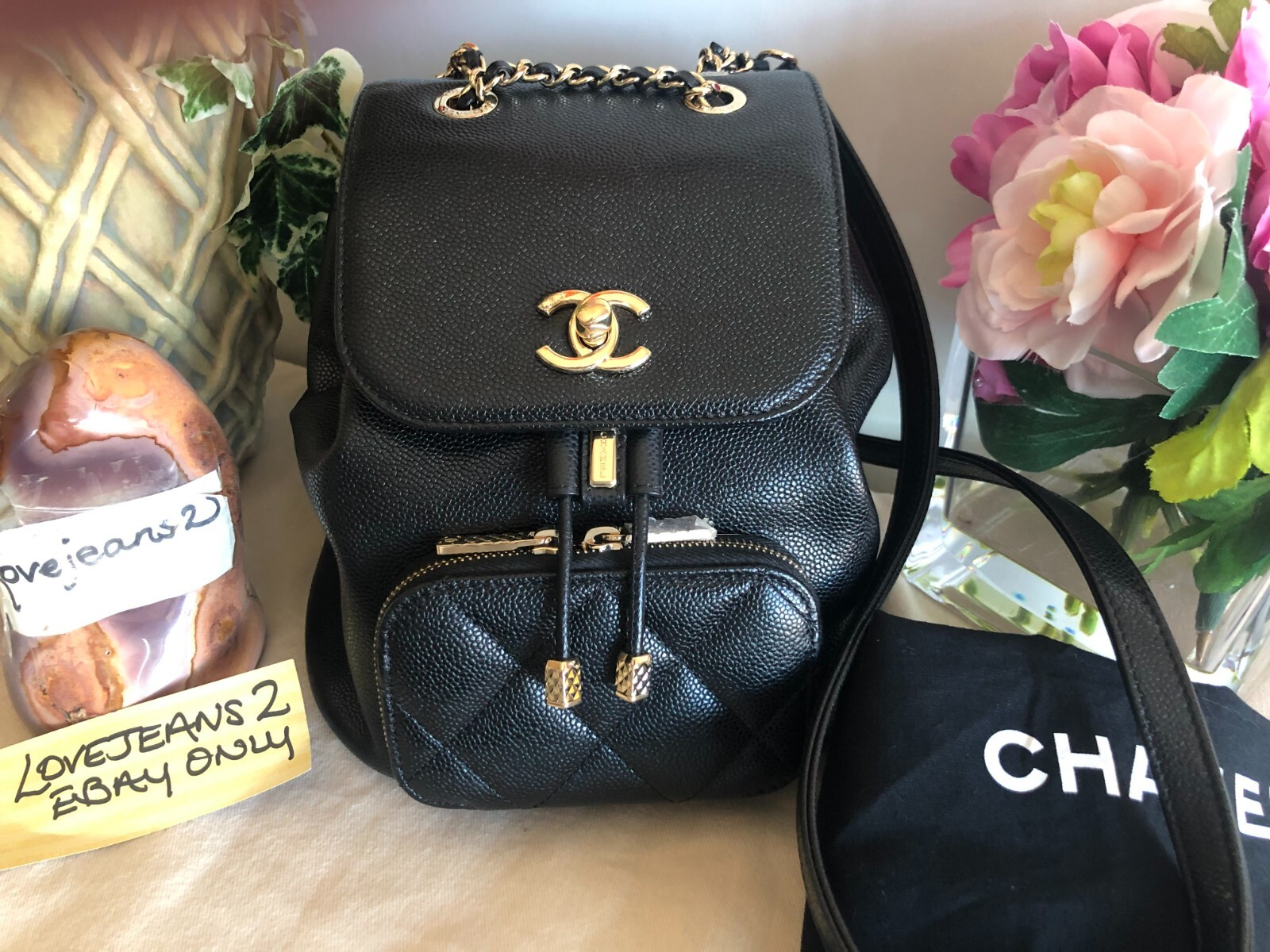 Chanel Mini Flap Black Caviar Business Affinity B… - image 1