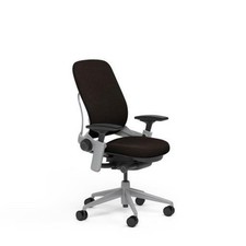Steelcase Leap PLUS Adjustable Chair V2 - Buzz2 Chocolate Fa
