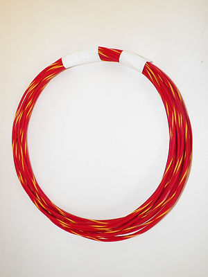 RED/YELLOW AUTOMOTIVE  WIRE 16 GAUGE HIGH TEMP GXL 25 FEET