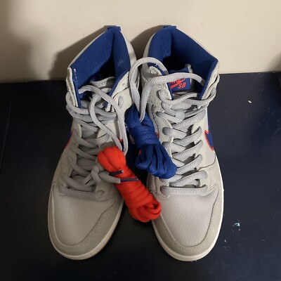 Men Size 7.5 - Nike Dunk High SB Rush Blue and Team Orange 2022 | eBay