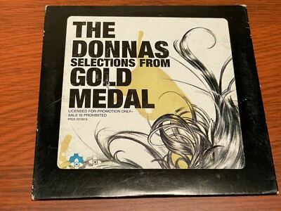 THE DONNAS rare Selections from GOLD MEDAL US 5 track CD promo 2004 Punk rock