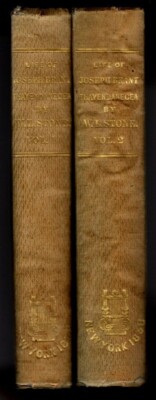 1838, Life of Joseph Brant, (Thayendanegea)...W. Stone, 1st, 1st Binding NY 1838