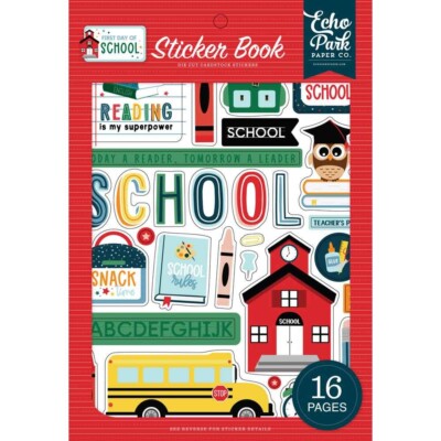 School First Day Bus Class Teacher Learn Echo Park Border Alphabet ...