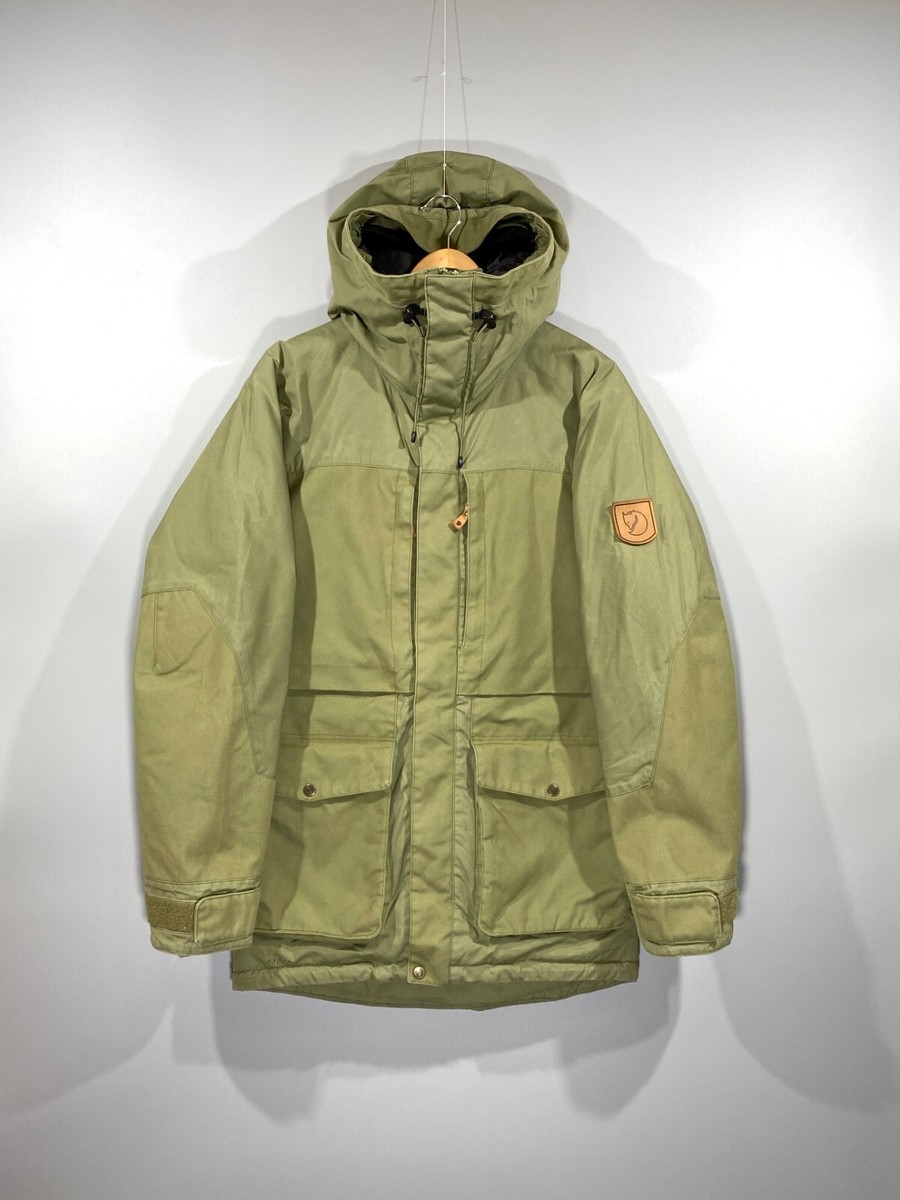 Fjällräven Barents Parka Men's Canvas Hydratic Green Winter Parka