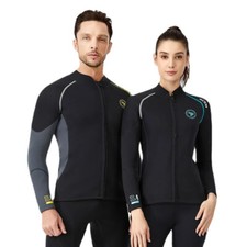 1.5mm Neoprene Wetsuit Men Women Jacket DivingSuit Scuba Snorkeling Surfing Coat