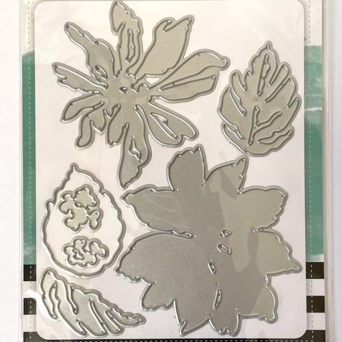 LDRS Creative Layered Poinsettia 7 Dies Christmas Floral Scrapbooking 8256 New - Picture 4 of 5