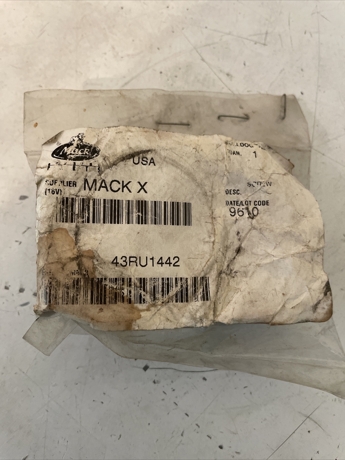 Mack King Pin Adjusting Screw 43RU1442 25162587 for sale online | eBay 