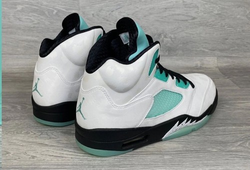 Nike Air Jordan 5 Retro "Island Green" CN2932-100 Taglia: UK 10, EU 45, US 11 - Foto 21 di 24