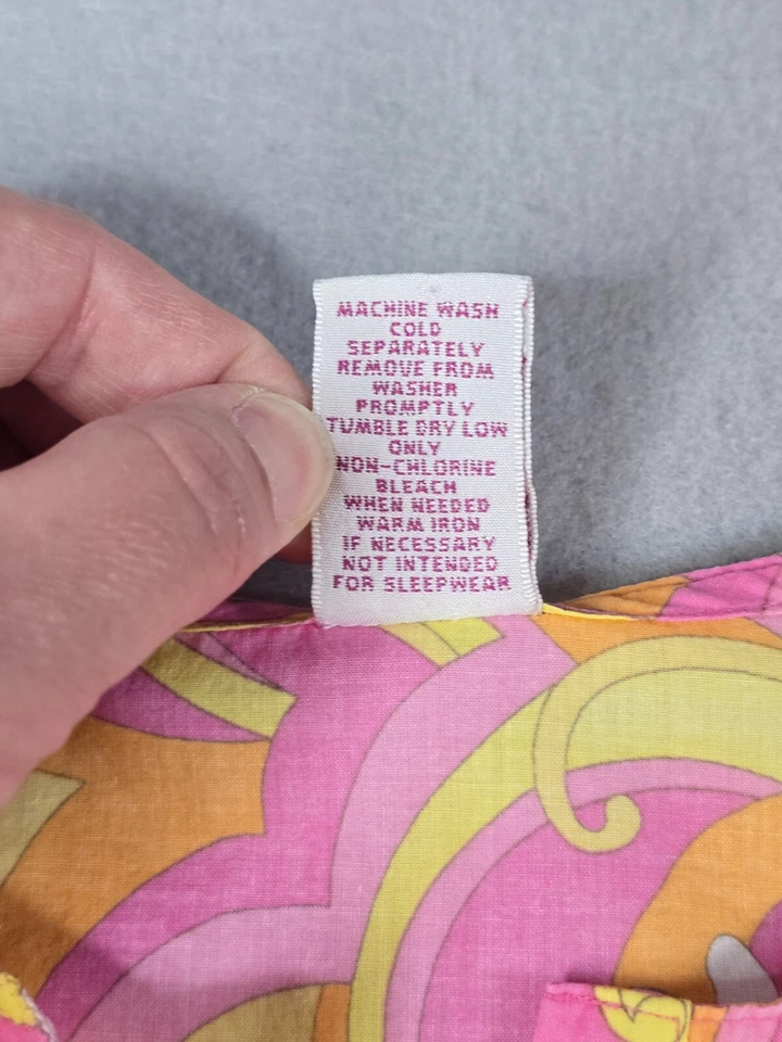 Encubrimiento de natación vintage para niñas Gymboree talla 6 Sunshine Daydream 2004 floral mod años 70 Foto 4 de 4